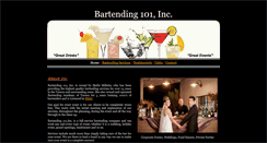 Desktop Screenshot of bartending101inc.com